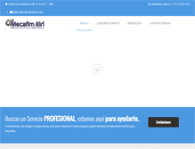 Tablet Screenshot of mecafim.com